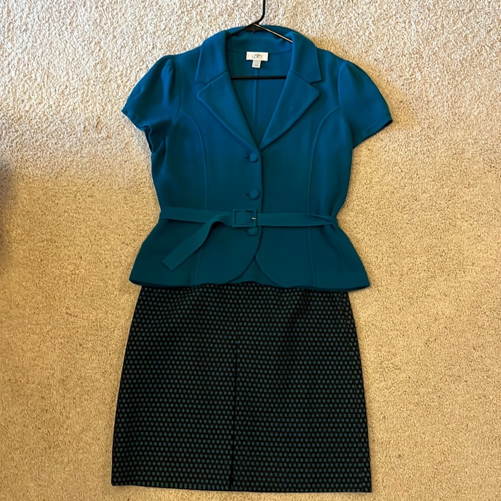 Ann Taylor Loft skirt and jacket